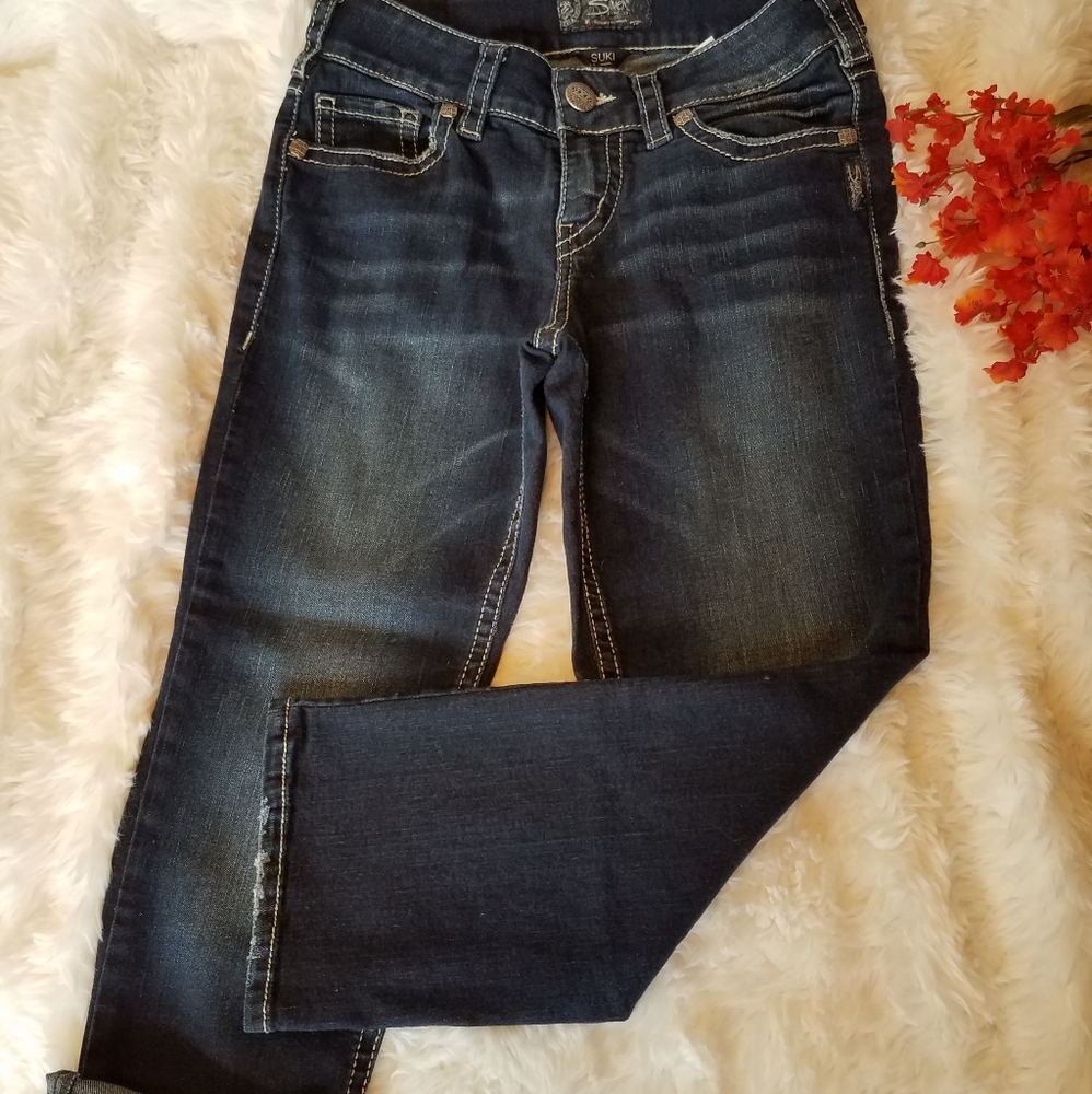 Silver Suki Mid Capri